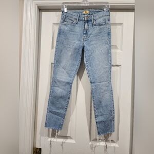 MOTHER Light Blue Ankle Jeans